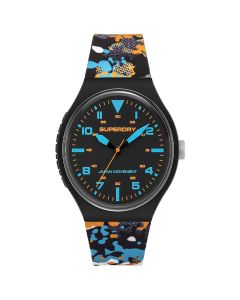 Montre UNISEX SUPERDRY - Camouflage Orange & Bleu (SYG-295BU)