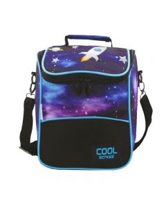 Sac à Goûter ISOTHERME COOL SCHOOL Space Pour Garçon - Noir&Bleu