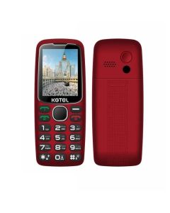 Téléphone KGTEL K349 KGTEL-K349-RED 2.4" Dual SIM Rouge