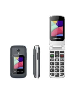 Téléphone Portable SMARTEC F1 FLIP - Gris