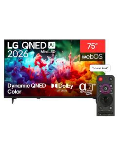Téléviseur LG 75" TV-LG-75QNED72B6T 4K Mini LED Smart TV