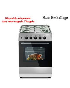 Table de cuisson à Gaz UNIONAIRE GAS-C5555S 4 Feux - Silver