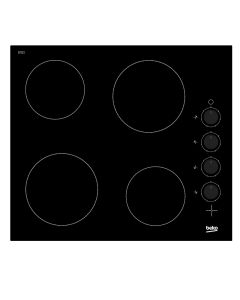 Plaque De Cuisson Encastrable Électrique BEKO HIC64100 4Feux 60cm - Noir