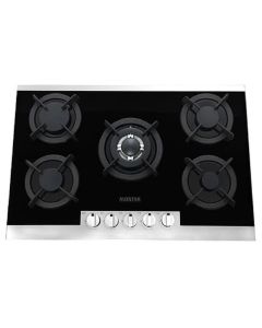 Plaque De Cuisson Encastrable AUXSTAR AUX-800V-F 5 Feux - Noir