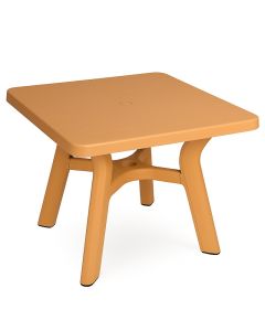 Table Plastique Carré Sarra - Caramel