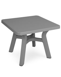Table Plastique Carré Sarra - Gris 