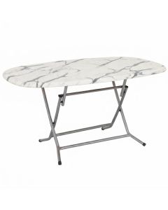 Table SOTUFAB Pliante Carre 70x70 PVC - Chène Brut