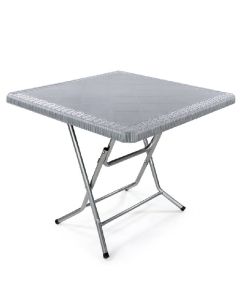 Table SOTUFAB Nova Carre 84x84 Métallique - Gris
