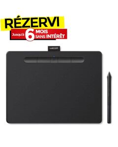 Tablette Graphique WACOM Intuos Small USB Bluetooth - Noir (CTL-4100WLK-S)