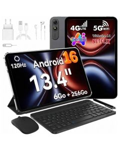 Tablette OSCAL PAD 200 13.4" WiFi 4G LTE - Gris