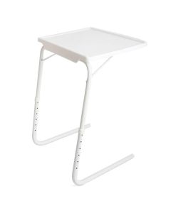 Table Portable & Pliable Mate Pour Ordinateur Portable - Blanc