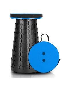 Tabouret Pliant Télescopique Portable - Bleu