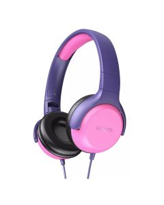 Casque Filaire PHILIPS TAKH101PK-00 avec Micro Pour Enfant - Rose&Violet