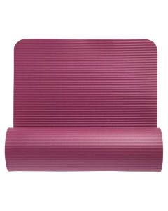 Tapis de pilates DOMYOS confort épaisseur 15 mm - Rouge bordeaux