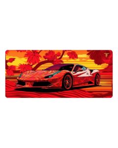 Tapis de souris Gamer TITAN XXL016 RED FERRARI