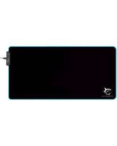 Tapis de Souris XL Gamer White Shark Luminous RGB - Noir