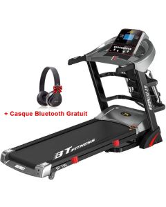 Tapis Roulant BT FITNESS T50 Avec Casque Gratuit - Noir