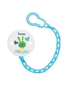 Chaine Attache Sucette MYCEY Cool Bunny - Bleu