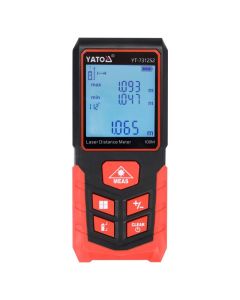 Télémètre Laser YATO 100M 0~40˚C - Rouge(YT‑731252)