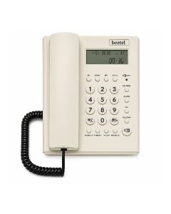 Téléphone Filaire Beetel M52 Beige - Afficheur LCD & Mains Libres