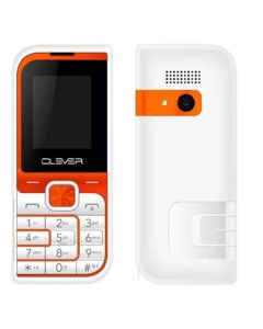 Téléphone Portable Clever C5 - Blanc&Orange