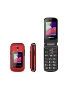 Téléphone Portable SMARTEC F1 FLIP - Rouge