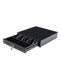 Tiroir Caisse TIRR-40USB 8 Pièces 4 Billets - Noir
