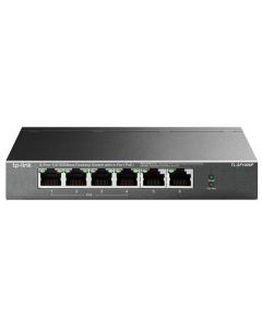 Switch De Bureau TP-LINK 6 Ports 10/100 Mbps Avec 4 Ports PoE - Noir
