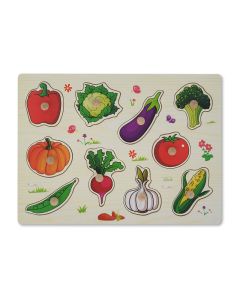 Puzzle Des Légumes En Bois Pour Enfants - Assortis