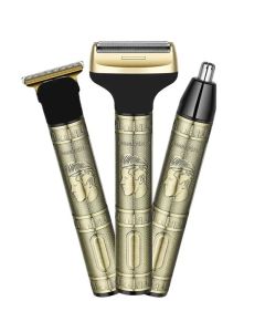 Tondeuse 3en1 DALING DL-9266 Rechargeable - Sans Fil - Gold