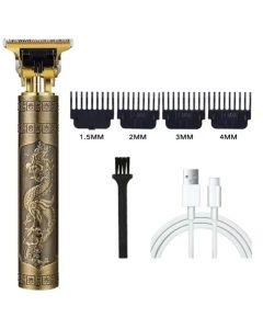 Tondeuse Professionnelle Homme sans Fil USB 4 Sabots Gold
