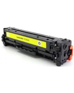 Toner Adaptable Compatible HP CC532A-CE412X- CF382X - Jaune (CC532AA)