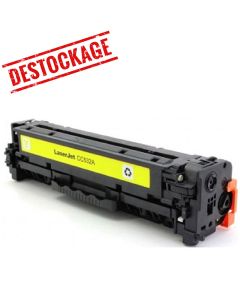 Toner Adaptable Compatible HP CC532A-CE412X- CF382X - Jaune (CC532AA)