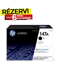 Toner LaserJet HP D'origine 147A - Noir (W1470A)