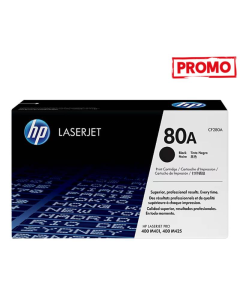 Cartouche de toner HP 80A LaserJet noir originale / 2560 pages CF280A