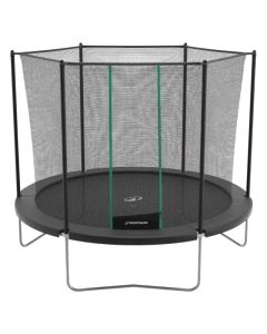  Trampoline rond DOMYOSS Trampoline 300 avec filet de protection - Noir