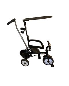 Tricycle RODEO K007 Avec Canne Directionnel Et Pare-soleil - Noir