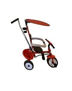 Tricycle RODEO K007 Avec Canne Directionnel Et Pare-soleil - Rouge