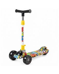 Trottinette Graffiti 3 Roues Enfant Réglable