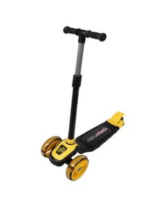 Trottinette Pour Enfant COOL WHEELS En Acier Lumineux Jaune 