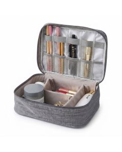 Trousse Maquillage LED Miroir - 3 Modes Éclairage - Noir