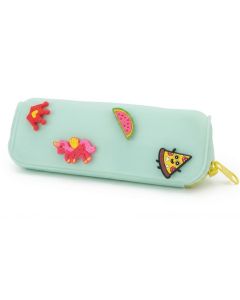 TROUSSE SCOLAIRE SILICONE - Vert d'eau