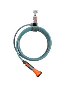 Tuyau Spiralé Pour Terrasse 7.5m avec Pistolet d’Arrosage