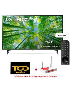 Tv LG 50'' Smart Série UQ8000 UHD 4K 