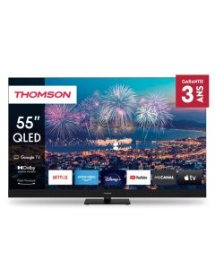 TV THOMSON 55QG6C14 55″ GOOGLE TV QLED PLUS - Couleur Noir