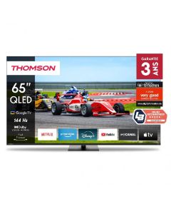 Téléviseur Thomson 65" 65QG7C14 QLED Pro UHD 4K  Google Tv - Noir