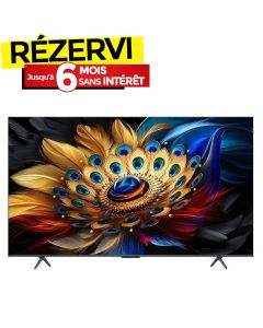 Tv TCL 50'' Smart Google C655 QLED 4K + Abonnement TV