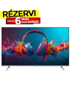 TV TELEFUNKEN 55'' Smart Google Tv G3EN UHD + Récepteur intégré