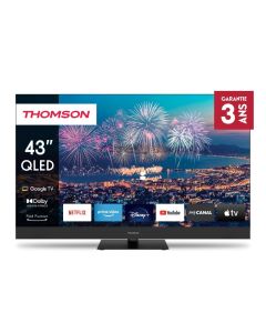 Tv Thomson 43" 43QG6C14 QLED Plus Google Tv - Noir