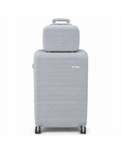 Valise Grand Modèle MILANO BAG avec mallette Petit modèle - Gris